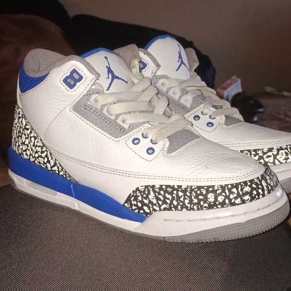 Air Jordan 3 Race Blue Retro - Picture 1 of 6